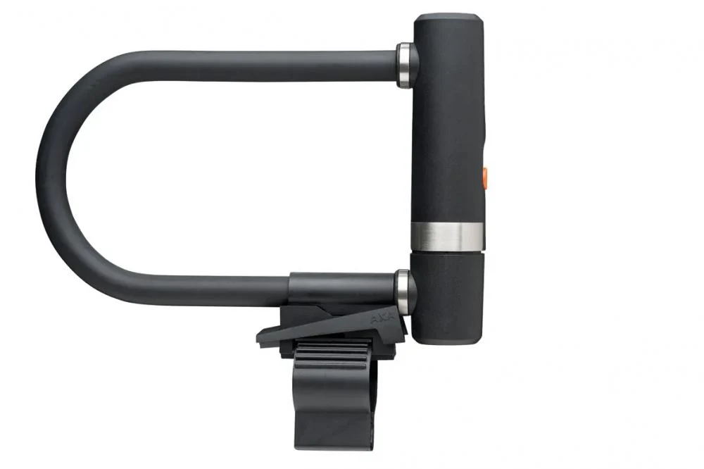 AXA AXA Bügelschloss Newton Pro 190, Länge 190 mm, Stärke 13 mm, schwarz, gehärteter Stahl, Sicherheitsstufe 15, Bohrschutz, inkl. Halterung, 2 Schlüssel