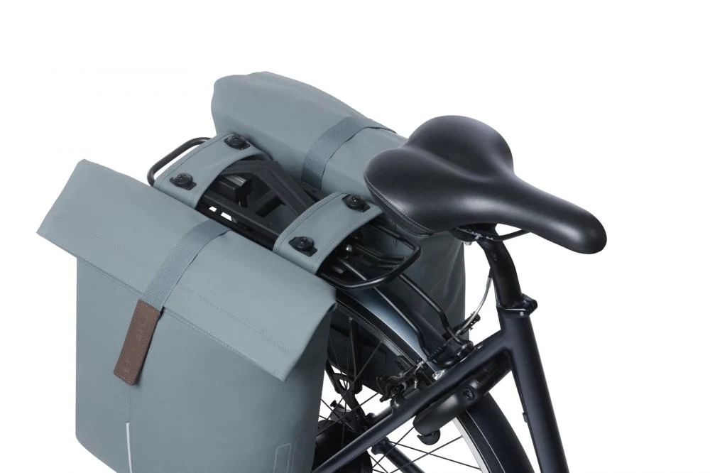 BASIL Basil Doppelpacktasche City Double Pannier Bag MIK 2.0 - Fahrrad Doppeltasche 28-32 Liter – Bild 2