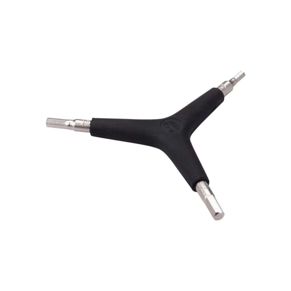BBB Cycling BBB Cycling Innensechskantschlüssel ThreeStar 4/5/6 mm schwarz - kompakter 3-Wege-Innensechskantschlüssel