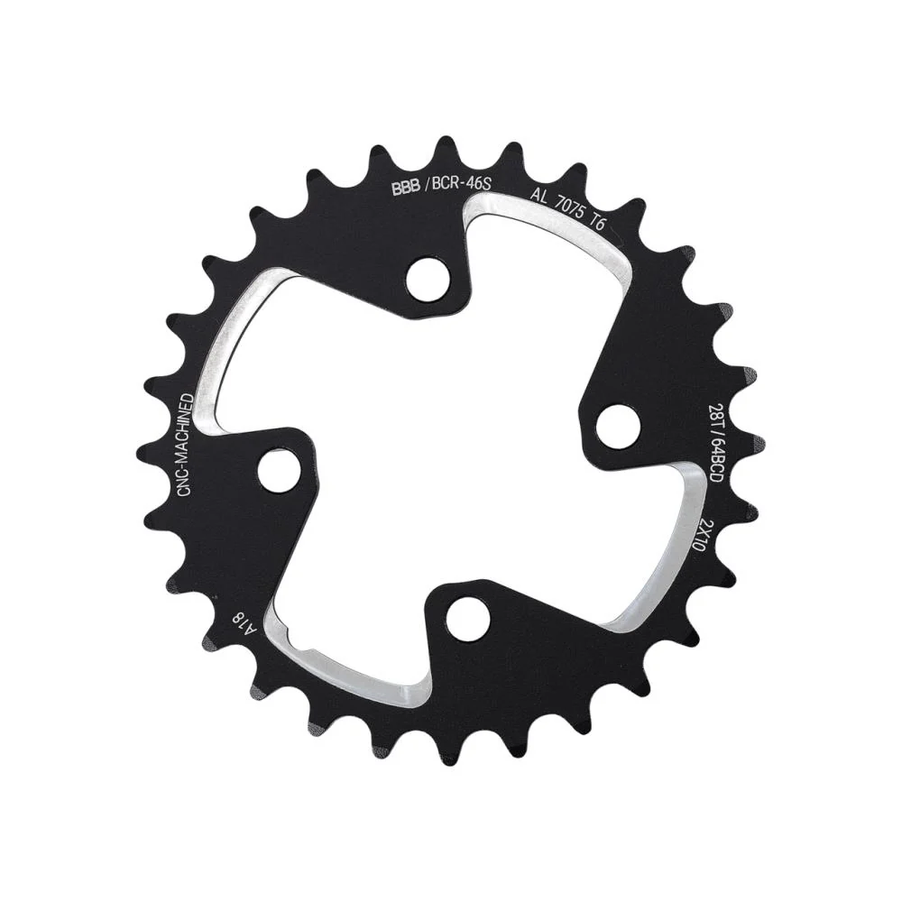 BBB Cycling BBB Cycling BBB Kettenblatt MTBGear comp. 2x10 26T/64mm anthrazit – Bild 2