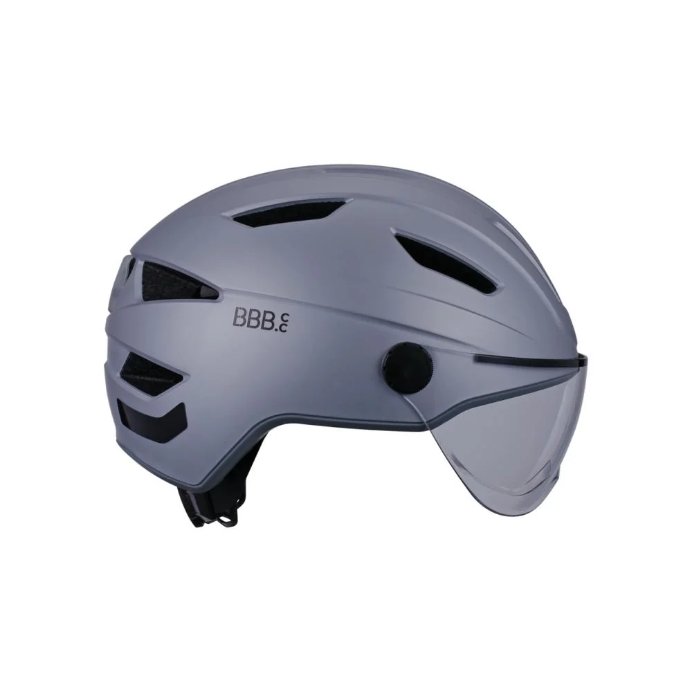 BBB Cycling BBB Cycling Helm Move Faceshield M matt grau – Bild 7