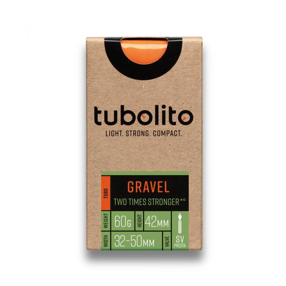 Tubolito Tubolito Tubo-Gravel TPU-Schlauch 32-50 mm SV60 schwarz – Bild 2