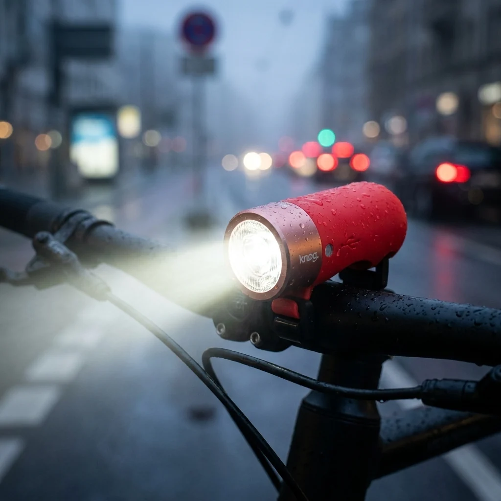 Knog Knog Fahrradlampe Plug StVZO weiße LED rot (140 Lumen)
