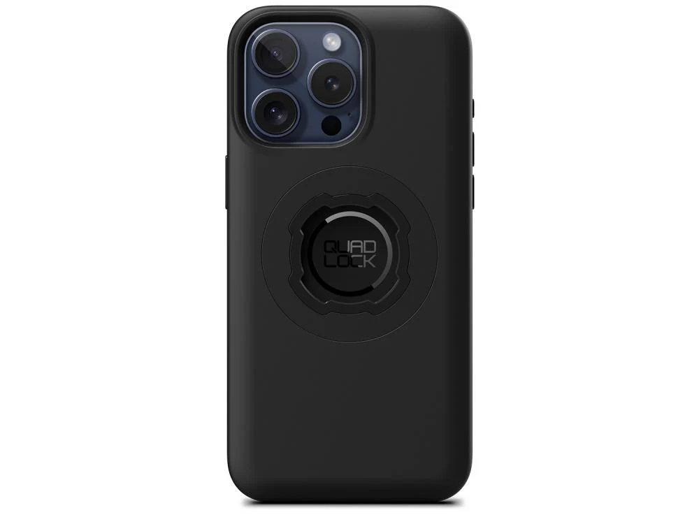 Quad Lock MAG Case iPhone 15 Pro Max Schwarz – Hauptansicht