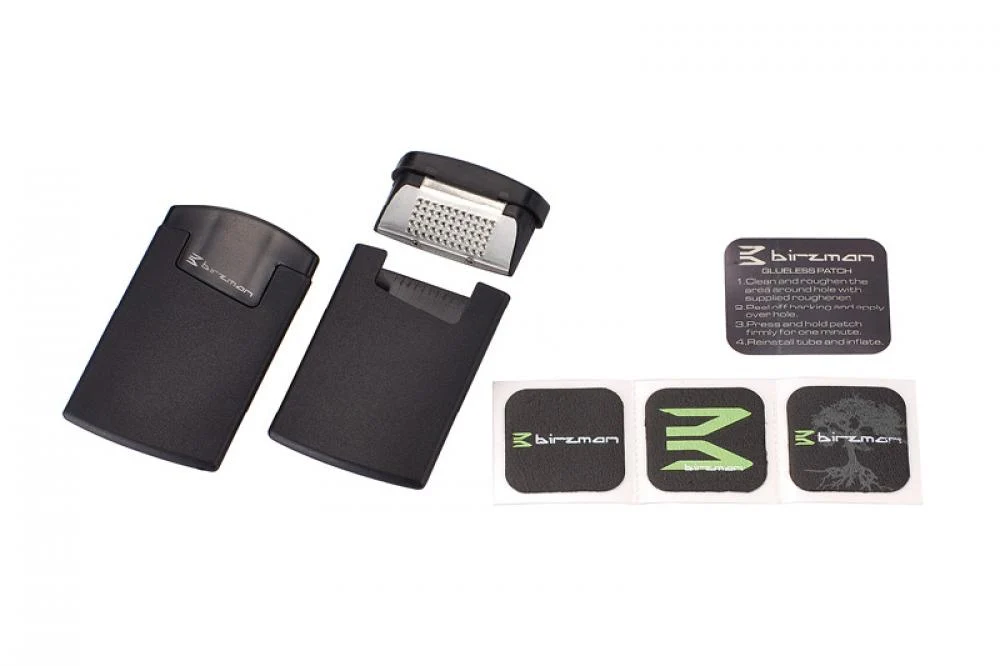 Birzman Birzman Feextube Flickset Schwarz - 20 g leichtes Reparatur-Set mit selbstklebenden Flicken