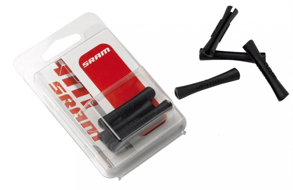 SRAM SRAM Außenhüllenüberzug 4 Stk. - Rahmenschutz für 4-5 mm Zughüllen, schwarz