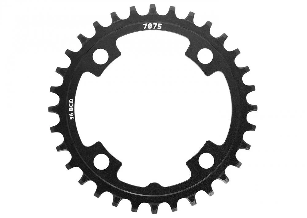 SunRace SunRace, Kettenblätter, CRMX08, Narrow-Wide, 1x11-fach, 38 Z. BCD 96, Alu, Farbe Schwarz