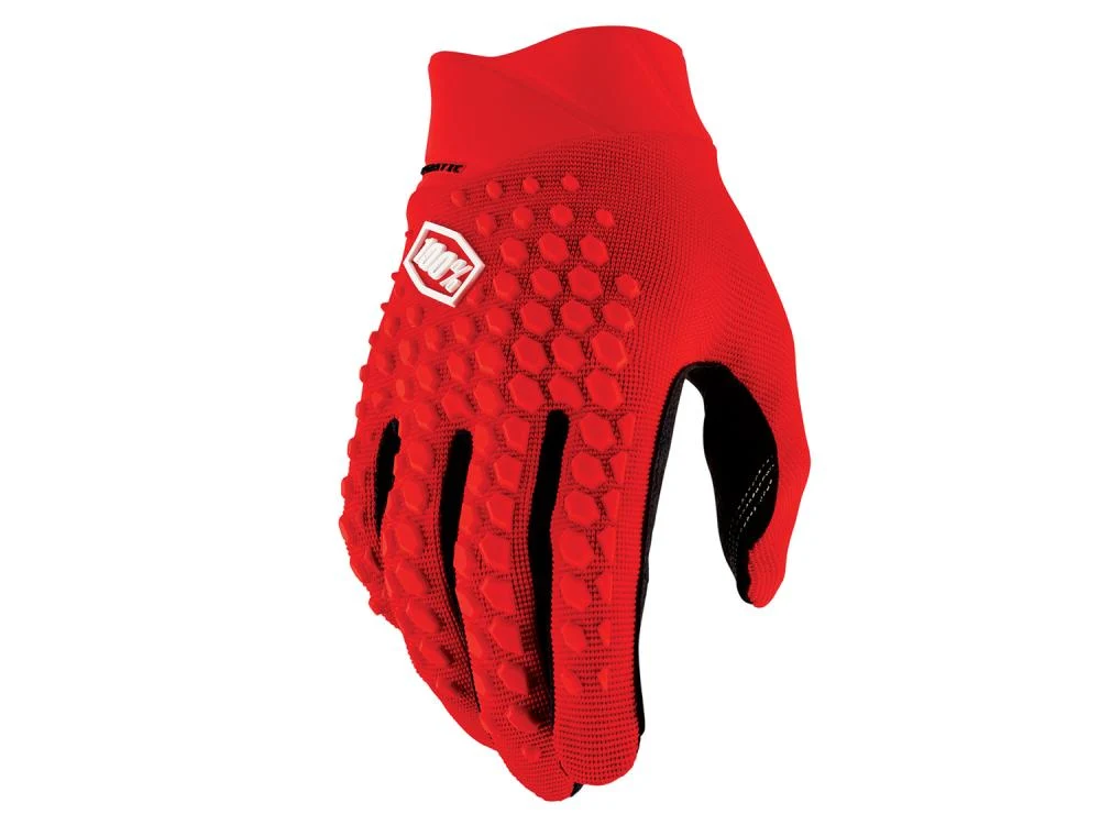 100% 100% Geomatic Gloves M red