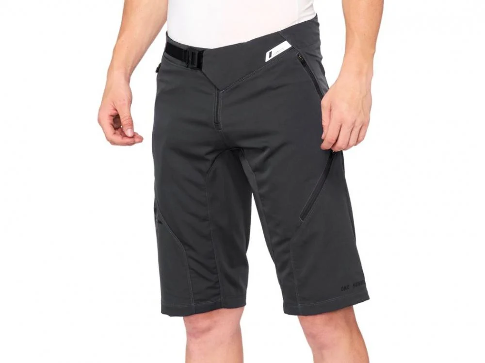 100% Airmatic Shorts 34" charcoal – Hauptansicht