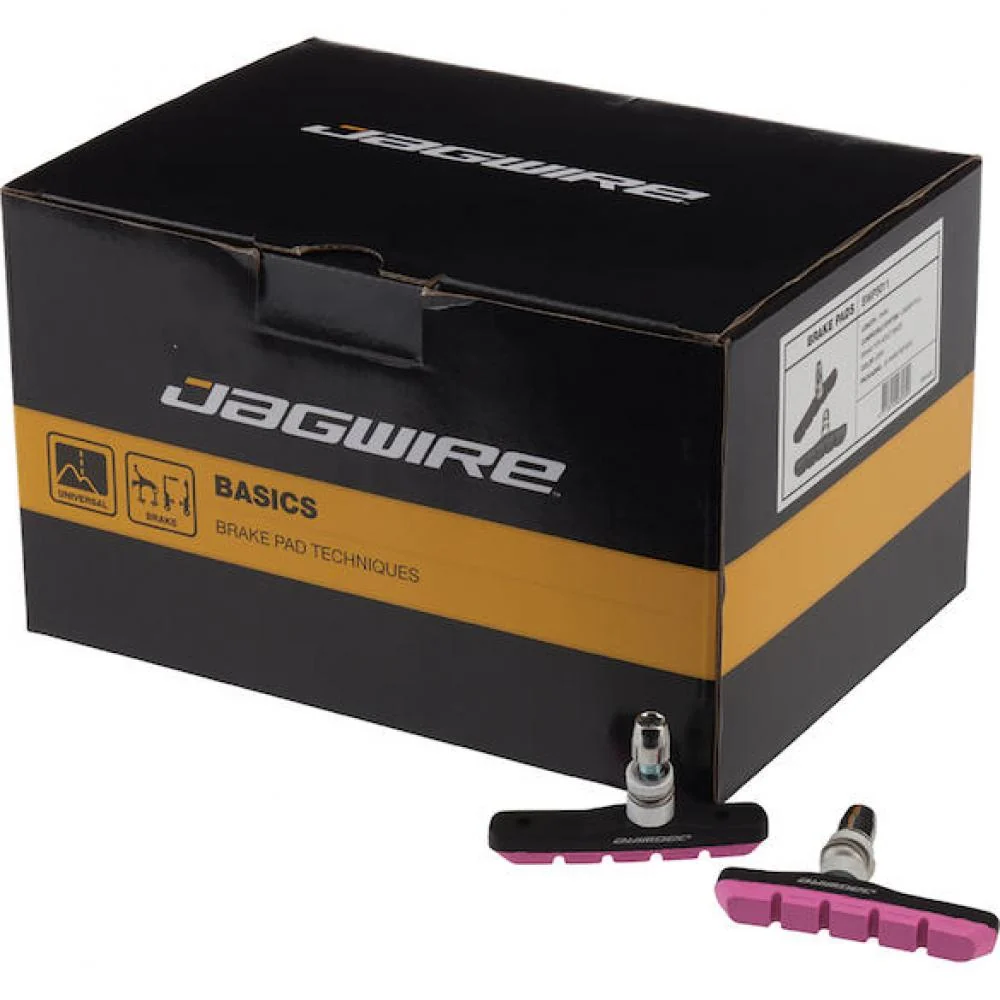 Jagwire Jagwire Bremsschuhe Mountain Sport für V-Brake 70 mm Pink
