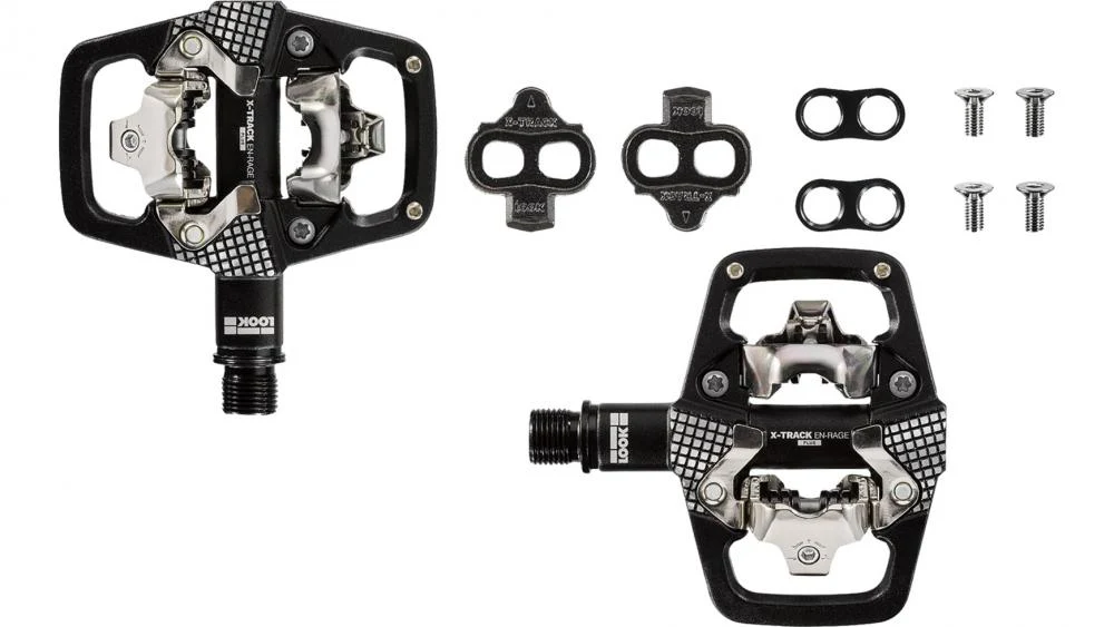 Look LOOK X-Track EN-Rage+ Trail-/Enduro Klickpedal schwarz - 67 mm Plattform, 664 cm², geschmiedetes Aluminium, SPD kompatibel