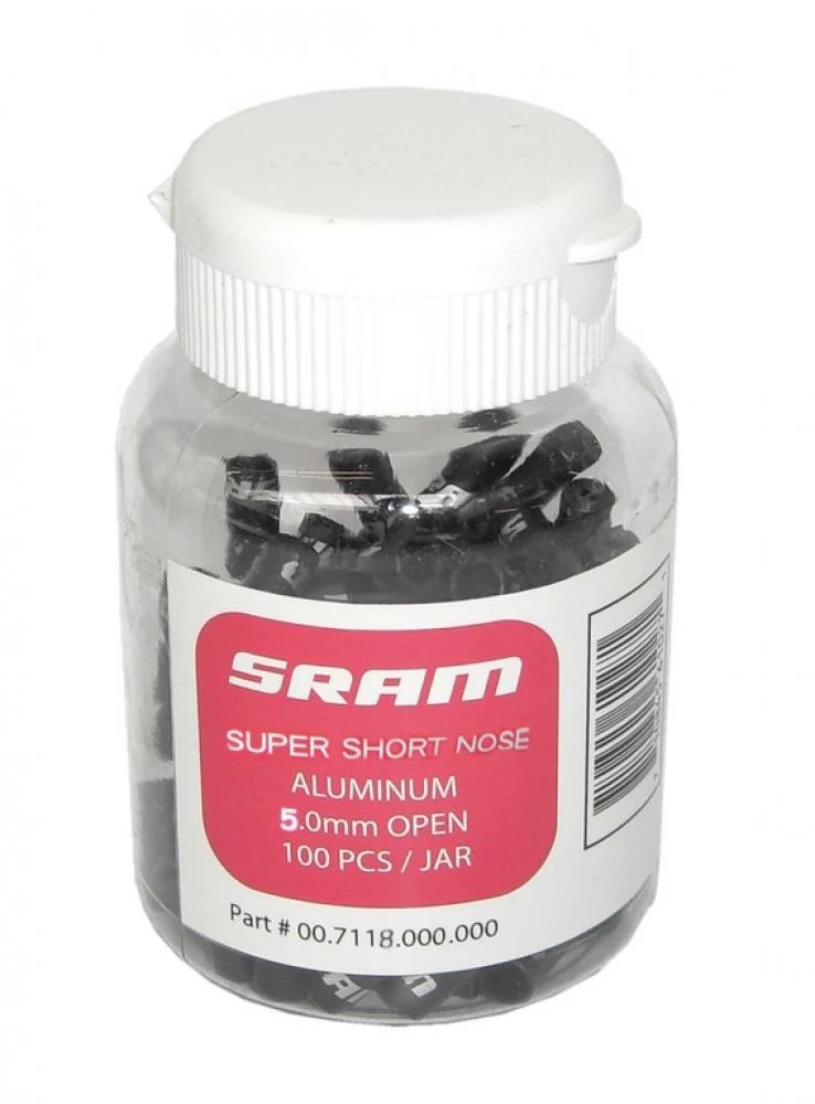 SRAM SRAM Kabelenden kurz 4 mm schwarz 100er Pack