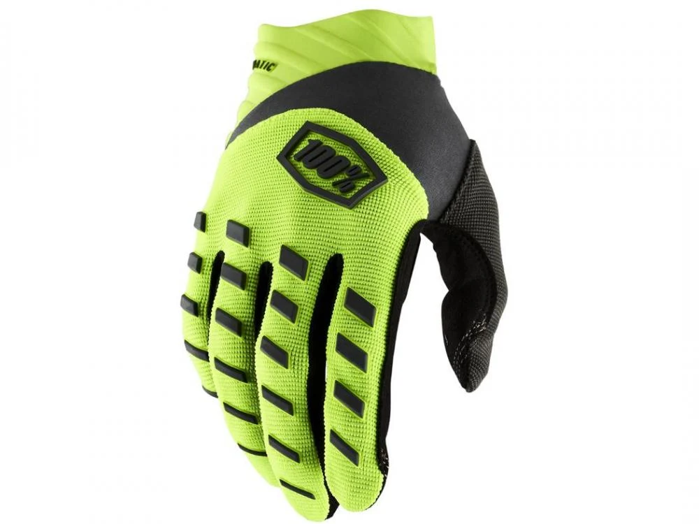100% 100% Airmatic Gloves S fluo yellow
