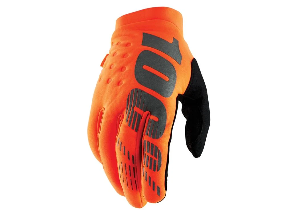 100% 100% Brisker Cold Weather Glove S orange/black