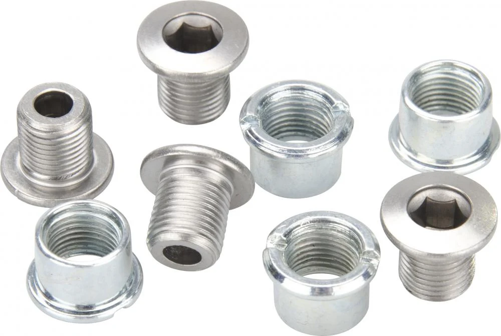 Shimano Kettenblattschrauben Y1LV98050 M8 x 8,5 mm mit Muttern – Hauptansicht