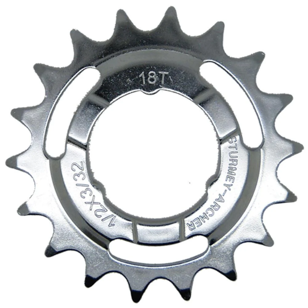 SunRace SunRace Steckkranz 18 Zähne, 1/2"x3/32" gekröpft HSL860