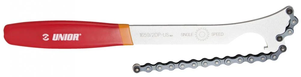 Unior Unior Kettenpeitsche 1659-2DP-US Singlespeed rot
