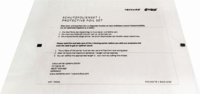 Racktime Schutzfolienset