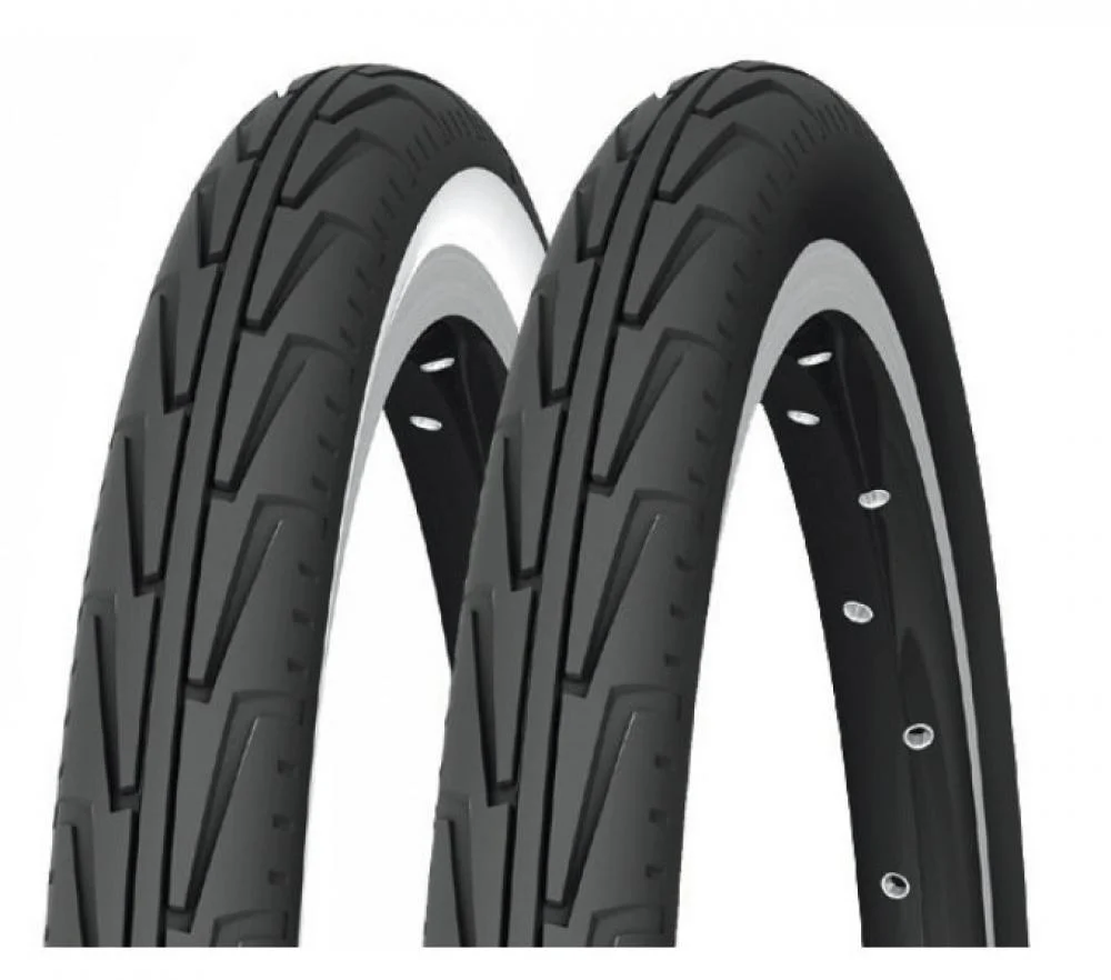 Michelin Reifen City'J Access Line 14x1.45" 37-340 schwarz/weiß Draht Drahtreifen – Hauptansicht