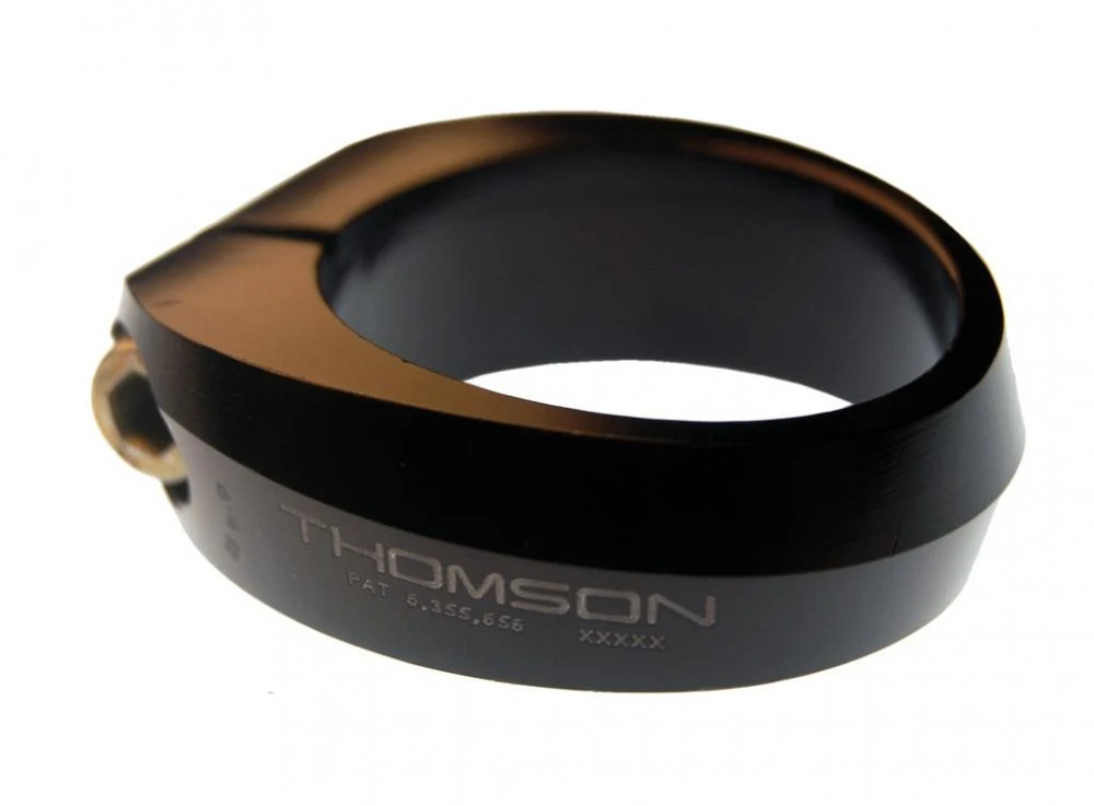 Thomson Sattelklemmring Alu ø31,8mm schwarz – Hauptansicht