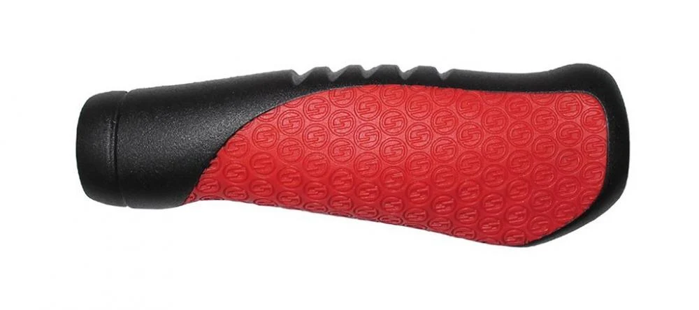 SRAM SRAM Comfort Griffe rot-schwarz - 133 mm, ergonomisch, schwarz