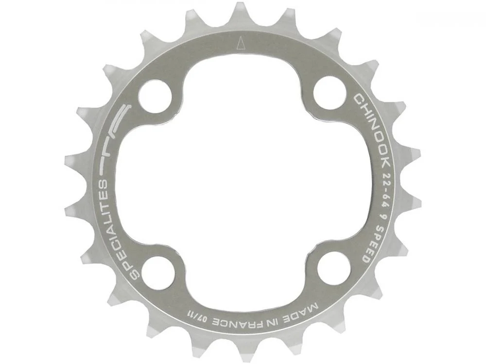 TA TA Kettenblatt Chinook 24Z silber Ø64 innen