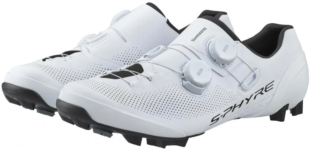 Shimano SHIMANO Fahrradschuhe XC903 Herren/Damen MTB SPD Fahrradschuhe Größe 42 breit Weiß
