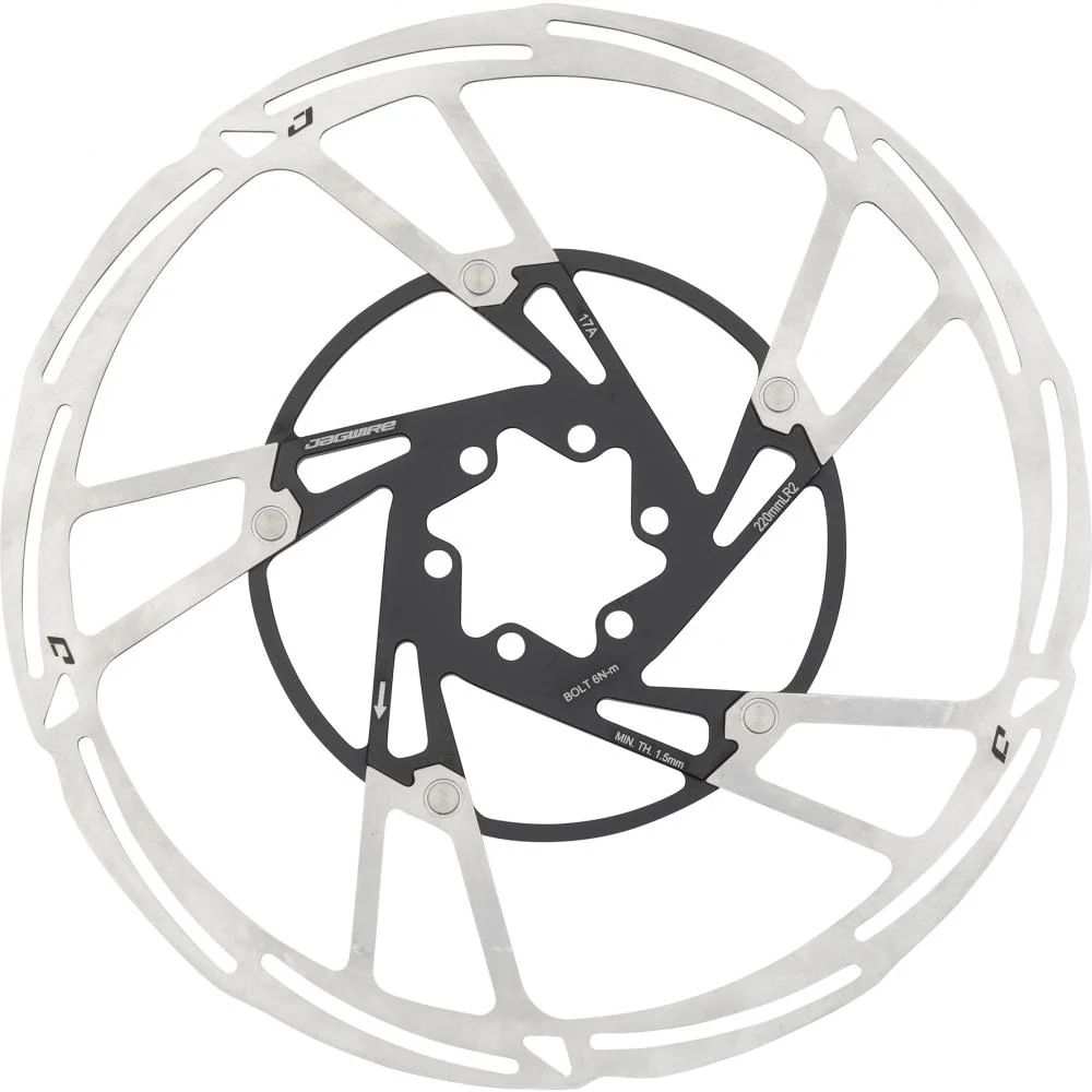 Jagwire Jagwire Bremsscheibe Pro LR2 6-Loch 220 mm Silber